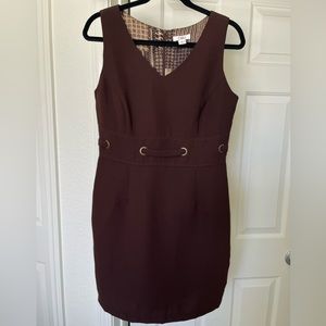 Cato Brown Sleeveless Dress